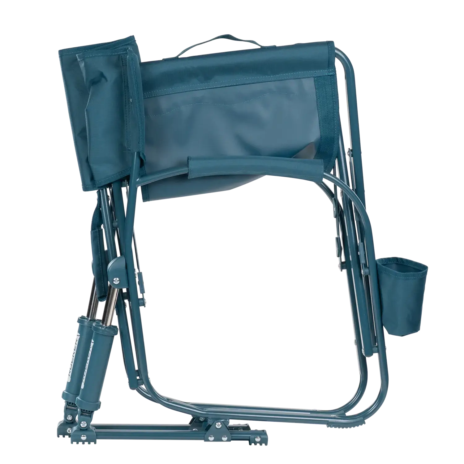 Premium All-Weather Grab & Go Rocker - Choice 551 - Heavy-Duty Kickback Rocker with Beverage Holder Detail