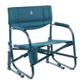 Premium All-Weather Grab & Go Rocker - Choice 551 - Heavy-Duty Kickback Rocker with Beverage Holder - Teal