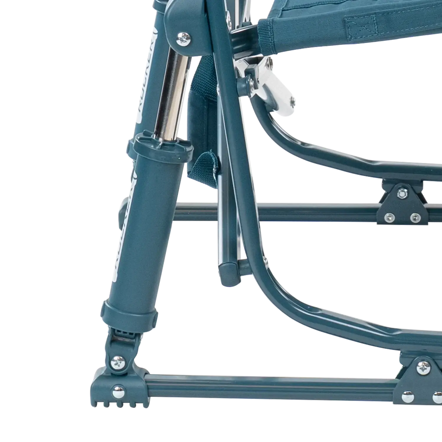 Premium All-Weather Grab & Go Rocker - Choice 551 - Heavy-Duty Kickback Rocker with Beverage Holder Detail