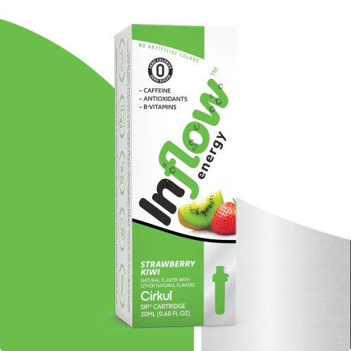 Sugar-Free Inflow Energy Strawberry Kiwi H4WK - Vitamin-Infused Natural Refreshing Flavor Core - Default Title