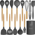 High-Precision Silicone Cooking Utensils Set - 446°F Heat Resistant Silicone Kitchen Utensils for Cooking,Kitchen Utensil Spatula Se... - Professional Kitchen Tool for Culinary Enthusiasts - Default Title