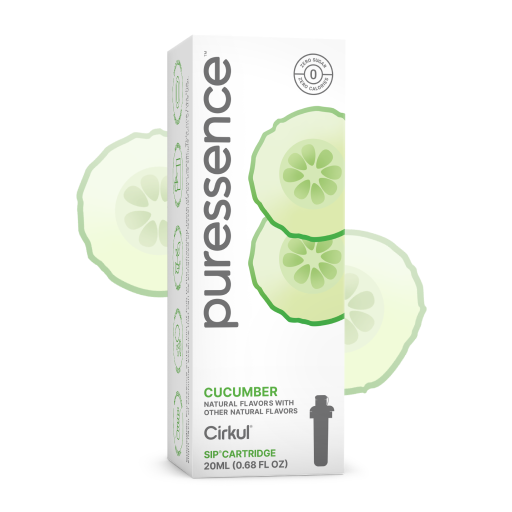 Zero-Calorie Puressence Cucumber (Unsweetened) 5WHH - Electrolyte Hydration Enhanced Taste Cartridges - Default Title
