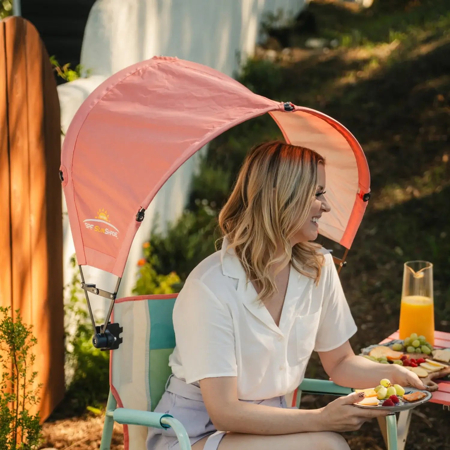 Instant Pop-Up SunShade Accessory - Choice 361 - Instant Sunshade Umbrella for Tailgating Detail