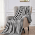 Decorative Knitted Twin Size Blanket for Bed, 60x80inch Super Cozy Soft Bed Blanket for Sleep Snap, Lightweight Reversible Blankets and ... - Super Soft Reversible Sherpa Flannel Blanket - Default Title